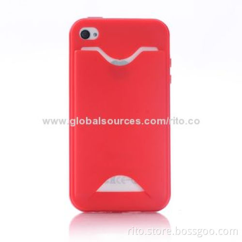 New Smartphone Case with Card Slot for iPhone 4/4s, iPhone 5/5s